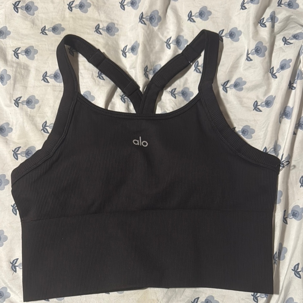 ALO seamless ribbed favorite bra tank